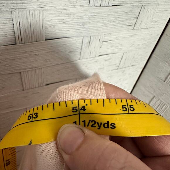 Vintage Coldwater Creek fit & flare dress peach V-neck button-down plus size ￼ - Picture 9 of 10